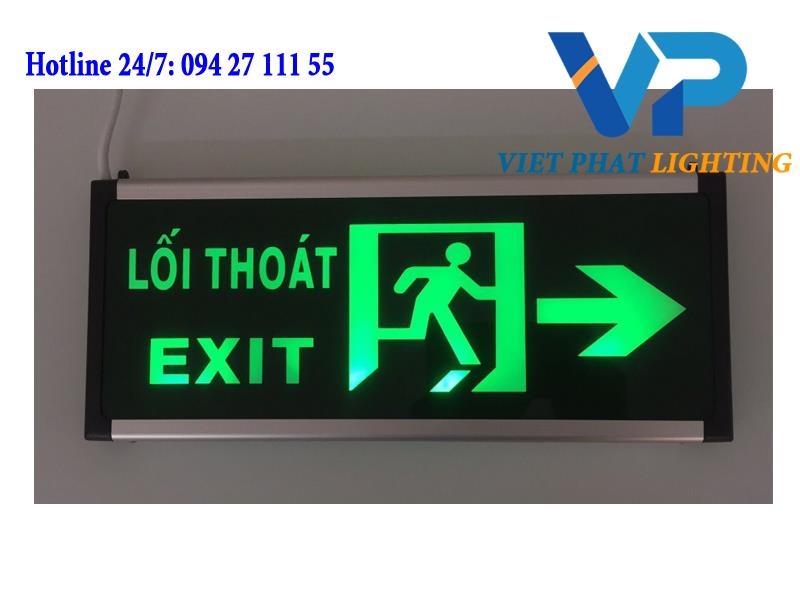 Đèn exit Li.Lang 1 mặt chỉ  trái