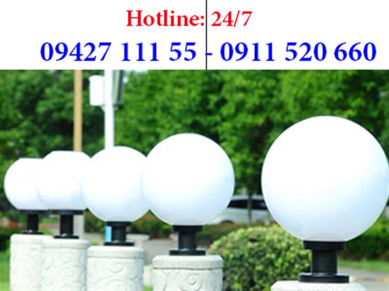 ĐÈN TRỤ CỔNG CỔNG TRẮNG ĐỤC D200