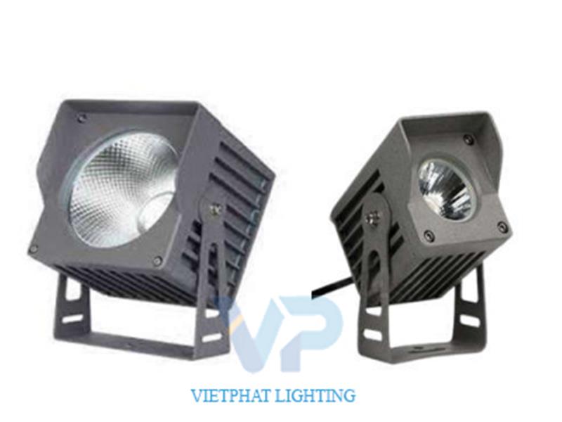 Đèn rọi cột vuông xám RC08