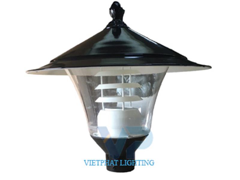 Đèn sân vườn đầu nấm kính trong - SV22