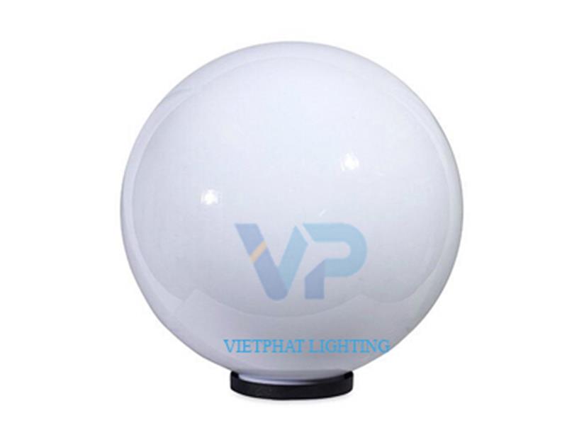 Đèn sân vườn cầu trắng đục D400 SV01