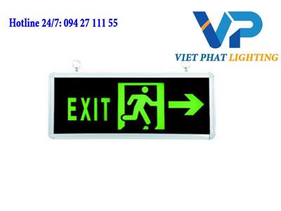 Đèn exit 1 mặt chỉ phải