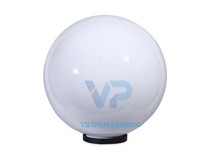 Đèn sân vườn cầu trắng đục D400 SV01